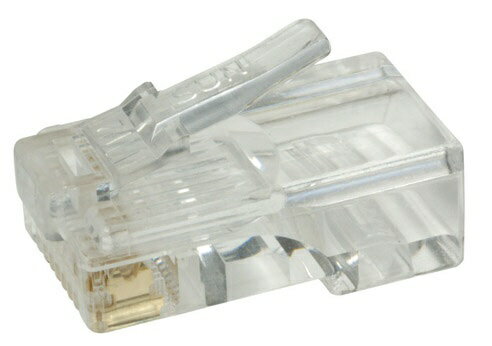 Cross （~5 m） - サン電子 Cat.5e対応RJ45コネクタ単線用（100個入）