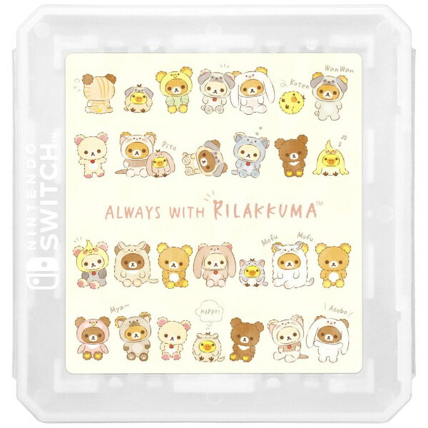 アイレックス｜i-Lex キャラクターカードケース12forニンテンドーSWITCH リラックマ あなたのちいさなかぞく ILXSW375【Switch】