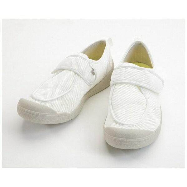 ■ベルクロで脱ぎ履き簡単です。■メッシュ素材で通気性抜群です。■TPR底で滑りにくいです。■屈曲性抜群です。■洗濯機OKです。【用途】・事務所、作業履きに。・スリッパ代わりに。・施設、院内履きに【仕様】・色： ホワイト・サイズ（cm）： 2...