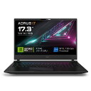 GIGABYTE｜ギガバイト ゲーミングノートパソコン AORUS 17 BKF-73JP254SH ブラック RTX 4060 /17.3型 /Windows11 Home /intel Core i7 /メモリ：16GB /SSD：1TB /2023年7月モデル