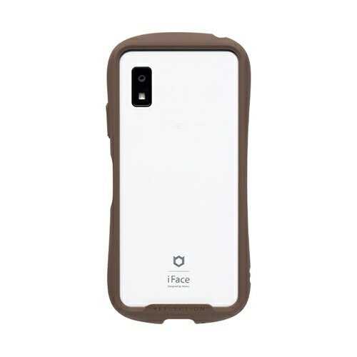 HAMEE｜ハミィ [AQUOS wish3専用]iFace Reflection強化ガラスクリアケース ブラウ...
