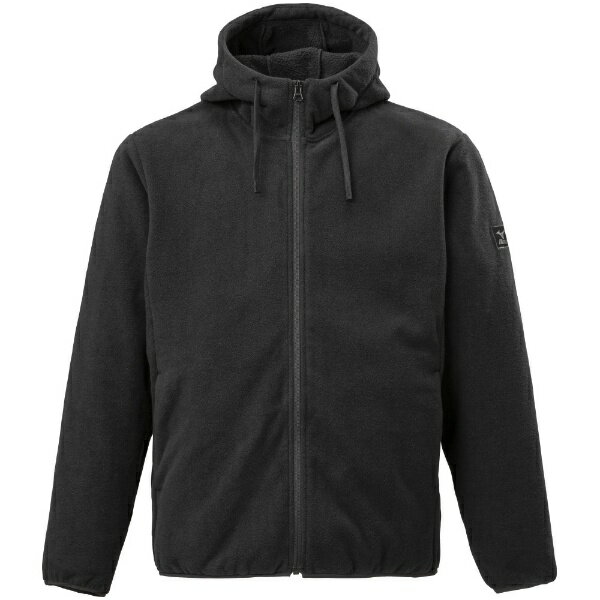 mizuno｜ミズノ メンズ 裏ボアフリースパーカー(Mサイズ/ブラック) C2JC2602 09【返品交換不可】