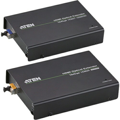 ATEN｜エーテン ATEN　ビデオ延長器　HDMI　／　光ファイバー　／　最大600m延長