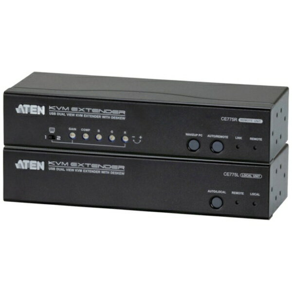 樂天商城 - ATEN｜エーテン ATEN　KVMエクステンダー　VGA／USB／デュアルディスプレイ／デスキュー対応