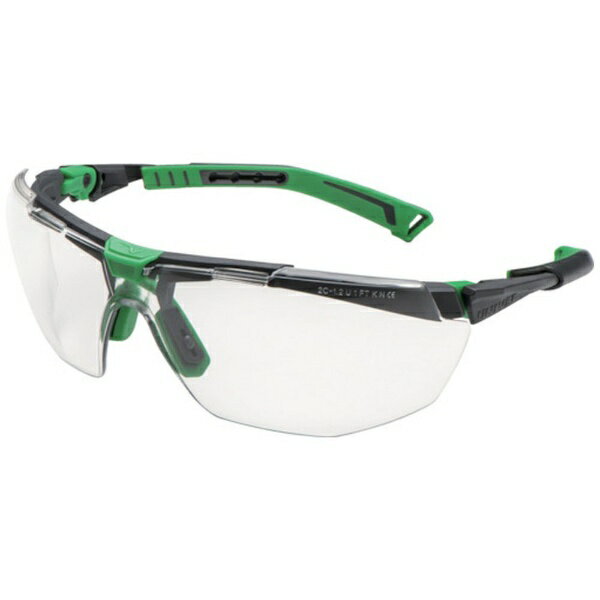 UNIVET｜ユニベット ユニベット 一眼型保護メガネ 5X1 メタルグレー×グリーン 5X1.04.00.00