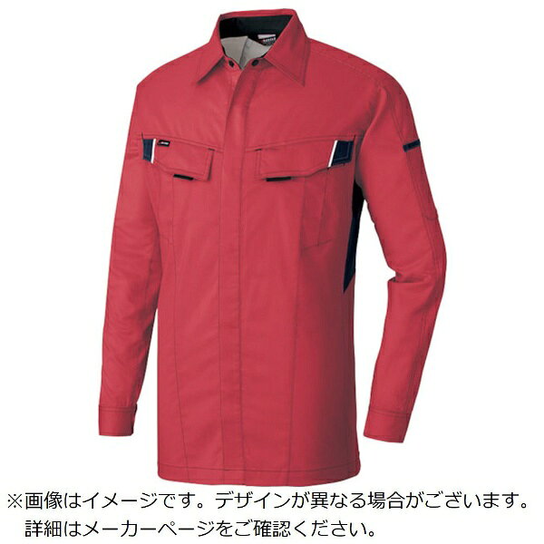 ■ストレッチ生地使用と立体カッティングで、腕・肩部分が動かしやすい作業着です。■制電防止タイプです。【仕様】・JIS−T8118適合・ストレッチ生地使用【材質／仕上】・作業全般に。