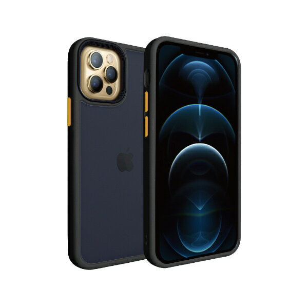 shizukawill｜シズカウィル iPhone 12 Pro Max アクティブハイブリッドケース ストラップ付 ブラック APIP12PMACHIBK