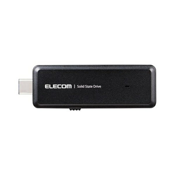 エレコム｜ELECOM ESD-EMH0500GBK 外付けSSD USB-C接続 PS5対応(Android/iPadOS/Mac/Windows11対応) ブラック 500GB /ポータブル型