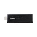 エレコム｜ELECOM ESD-EMH1000GBK 外付けSSD USB-C接続 PS5対応(Android/iPadOS/Mac/Windows11対応) ブラック 1TB /ポータブル型