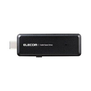 쥳ELECOM ESD-EMH1000GBK դSSD USB-C³ PS5б(Android/iPadOS/Mac/Windows11б) ֥å [1TB /ݡ֥뷿]