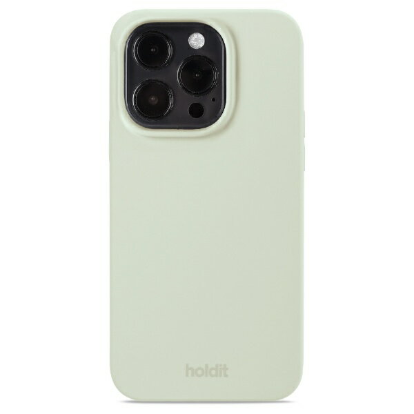 HOLDIT｜ホールディット iphone 14Pro ソフトタッチシリコーンケース ホワイトモス 15906