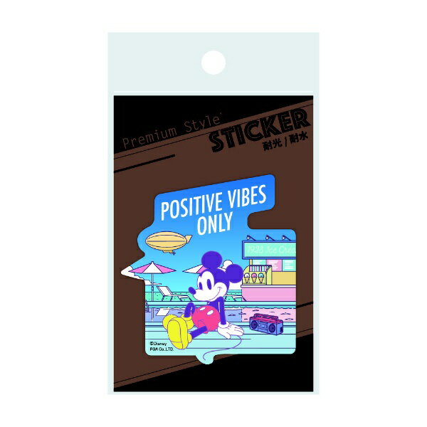 PGA｜ピージーエー ステッカー Premium Style ミッキーマウス/CITY POP PG-DSTK15MKY