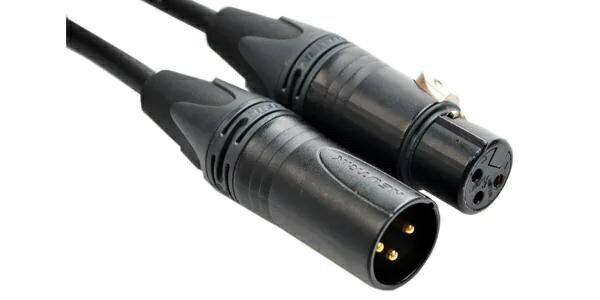 CANARE｜カナレ電気 1.5m XLRケーブル（ノイトリック仕様） NC3（メス） - NC3（オス） ブラック EC015..