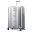 SWISS MILITARY｜スイスミリタリー スーツケース 75cm 98L（無料預入） CYGNUS（シグナス） メタリックシルバー SM-A828 SILVER TSAロック搭載