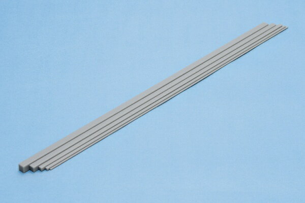 ウェーブ｜WAVE プラ=角棒グレー2.0mm6本入