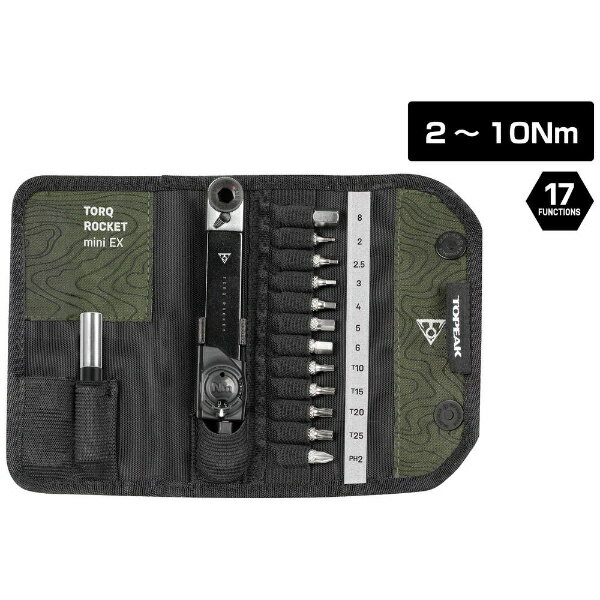 TOPEAK｜トピーク 携帯工具 トルク ロケット ミニEX TOL51000