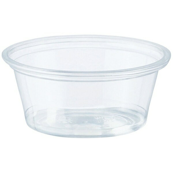 Paper Cups - シモジマ｜SHIMOJIMA HEIKO　透明カップ　A−PET　2オンス　浅型　50個入り 4526001