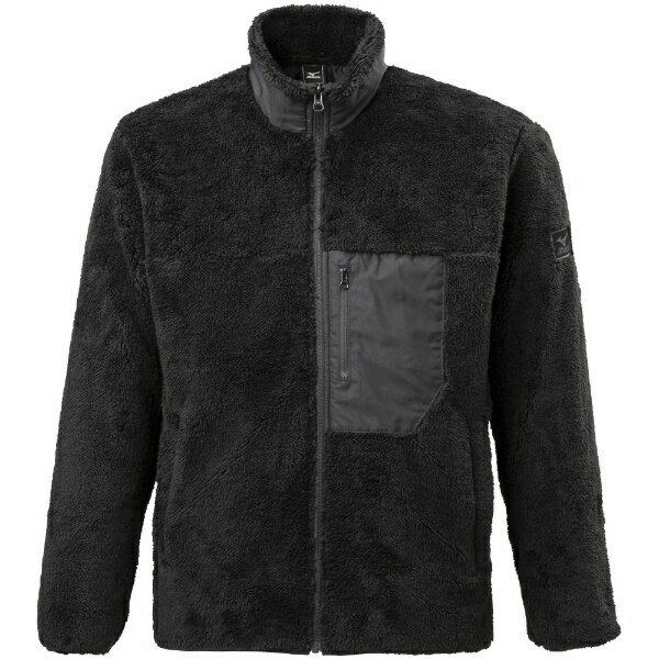 mizuno｜ミズノ メンズ シャギーフリースジャケット(Mサイズ/ブラック) C2JC2601 09【返品交換不可】