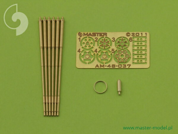 プラッツ｜PLATZ 1/48 M61A1 バルカン砲 20mm機関砲 金属砲身エッチングパーツセット