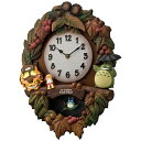 リズム時計｜RHYTHM キャラクター掛け時計 トトロM429 茶色ボカシ仕上 4MJ429-M06