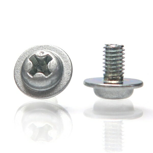 SSA｜エスエスエーサービス ワッシャーヘッド型 カラーネジ ミリネジ [12個入] SN-012シリーズ シルバ..