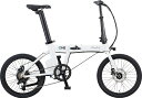 DAHON｜ダホン 折りたたみ電動アシスト自転車 K-ONE ケーワン ウルトラホワイト [20インチ /7段変速]2023年モデル【キャンセル・返品不可】 【代金引換配送不可】