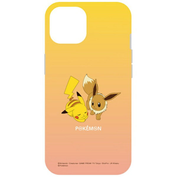 グルマンディーズ｜gourmandise iPhone 15（6.1インチ） ソフトケース ポケットモンスター ピカチュウ＆イーブイ POKE-864A