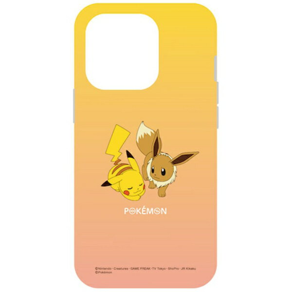 グルマンディーズ｜gourmandise iPhone 15 Pro（6.1インチ） ソフトケース ポケットモンスター ピカチュウ＆イーブイ POKE-865A