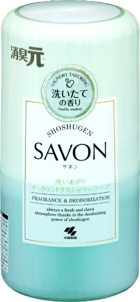 小林製薬｜Kobayashi 消臭元SAVON 本体 400mL 洗いあがりすっきりシトラスシャワーソープ