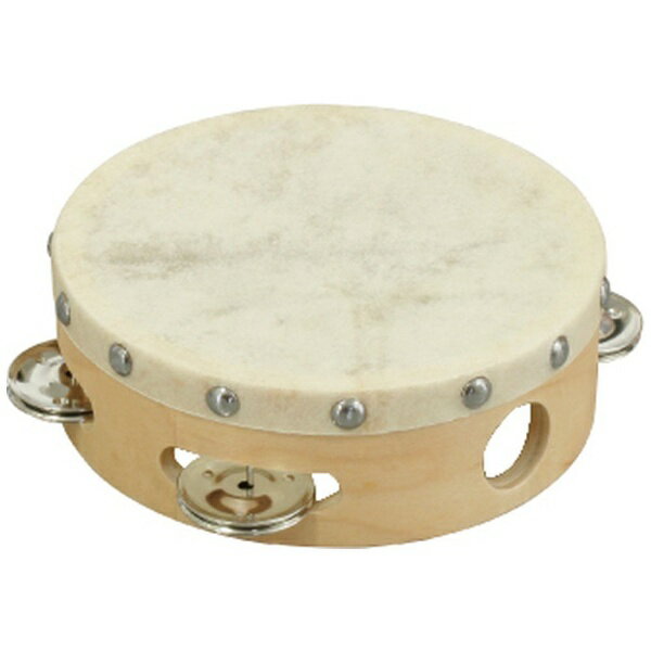 タンバリンはだれにでもアタック音とキレのあるジングルサウンドが演出な打楽器です。ライブでのご使用はもちろん、音楽発表会、鼓笛隊、演劇など様々な舞台でご使用頂けます。こちらら用途に合わせて4つの大きさをお選びいただけます。こちらは直径15センチタイプ。低音域のないハイピッチなサウンドを演出します。