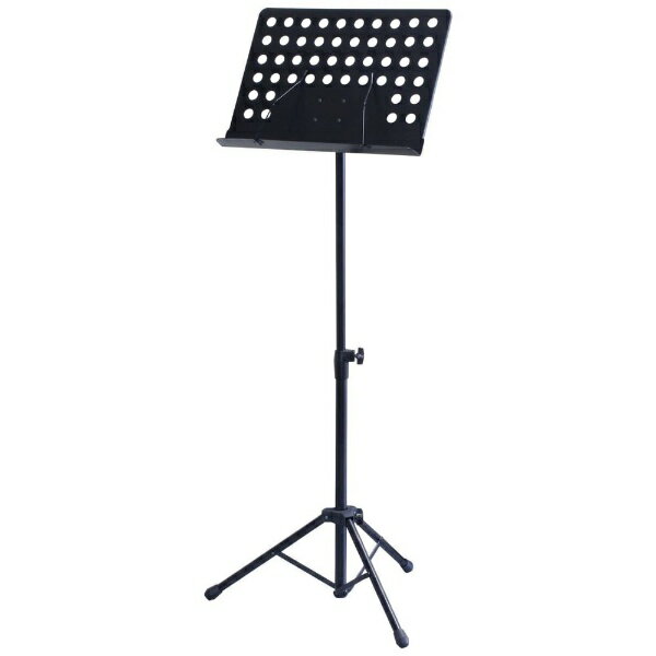 譜面部はタテ340mm ヨコ475mm 奥行き50mm と充分な大きさで、高さ550 〜 1050mm で調整出来、座奏、立奏共に便利にご利用頂けます。角度調整は直感的に操作可能なネジ式を採用。譜面部は奥に倒すことが可能で、高さ最小700mm まで小さくなるので、収納や簡単な運搬も場所を取りません。また、譜面部は取り外し可能で、運搬などの際は分解して持ち運ぶことも可能です。ガッチリとした脚部で高い安定性を実現。更に、譜面押さえはバネ式を採用し、確実にページを固定します。
