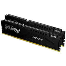 キングストン｜Kingston 増設メモリ FURY Beast DDR5(4800MT/s・16Gbit/プラグアンドプレイ) KF548C38BBK2-64 [DIMM DDR5 /32GB /2枚]