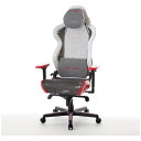 DXRacer｜デラックスレーサー ゲーミングチェア [W720xD720xH1340〜1410mm] AIR-PROシリーズ AH-7200WRD V2 ホワイト/レッド