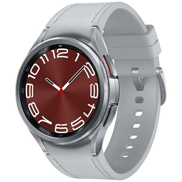 GALAXYå饯 SuicaбGalaxy Watch6 Classic43mm˲ž٥ǽ ޡȥå Samsungʥॹ Silver SM-R950NZSAXJP