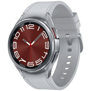 GALAXY｜ギャラクシー Galaxy Watch6 Classic（43mm）回転ベゼル操作可能 スマートウォッチ 【Suica対応】 Samsung（サムスン） Silver SM-R950NZSAXJP