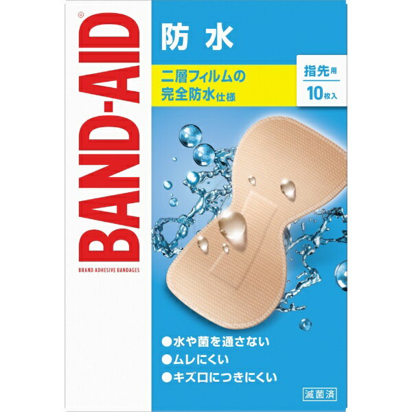 Kenvue｜ケンビュー BAND-AID バンドエイド 救急絆創膏 防水 指先用 10枚
