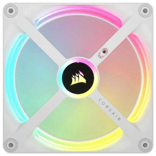 CORSAIR�å��륻�� �������ե���x2 [140mm /2000RPM] �ܥ���ȥ����顼 iCUE LINK QX140 RGB WHITE Starter Kit �ۥ磻�� CO-9051008-WW
