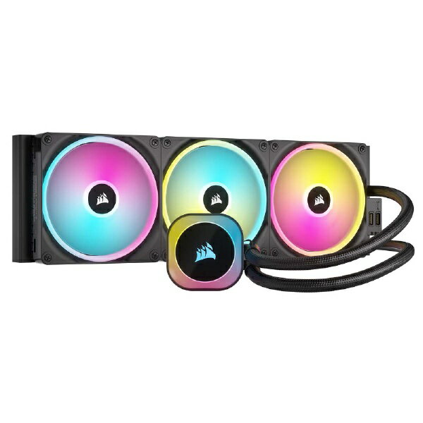 CORSAIRå륻 CPU顼 140mmեx3 [LGA 1700/1200/115XAM5/AM4] iCUE LINK H170i RGB ֥å CW-9061004-WW