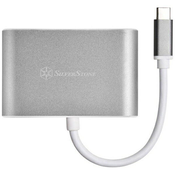 SilverStone｜シルバーストーン ［USB-C オス→メス HDMI / VGA］変換アダプタ EP16...
