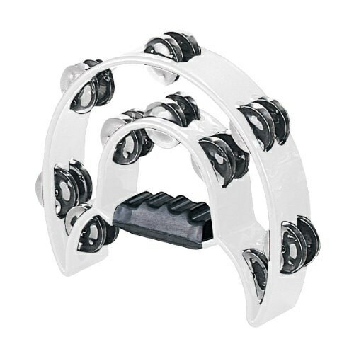 ジングルが2連になった三日月型タンバリンダブルジングル