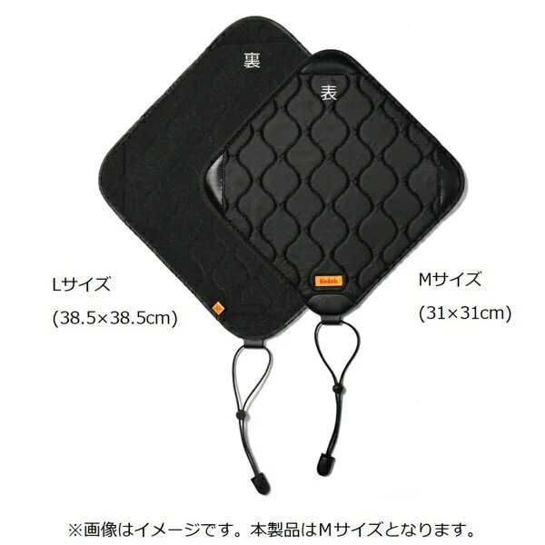 Kodak｜コダック Camera Wrap Size M 31x31cm Black 撥水性テキスタイル ラップクロス