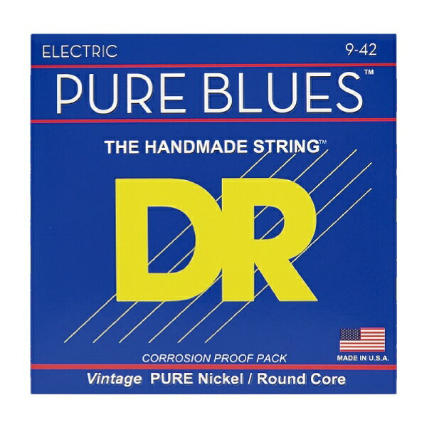 DR｜ディーアール エレキギター用アンコーティング弦 LITE PURE BLUES SERIES PHR-9