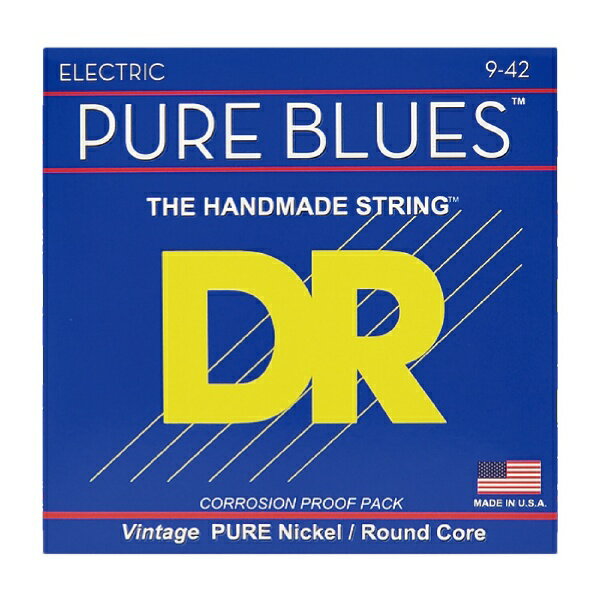 Electric Guitar Strings - DR｜ディーアール エレキギター用アンコーティング弦 LITE PURE BLUES SERIES PHR-9