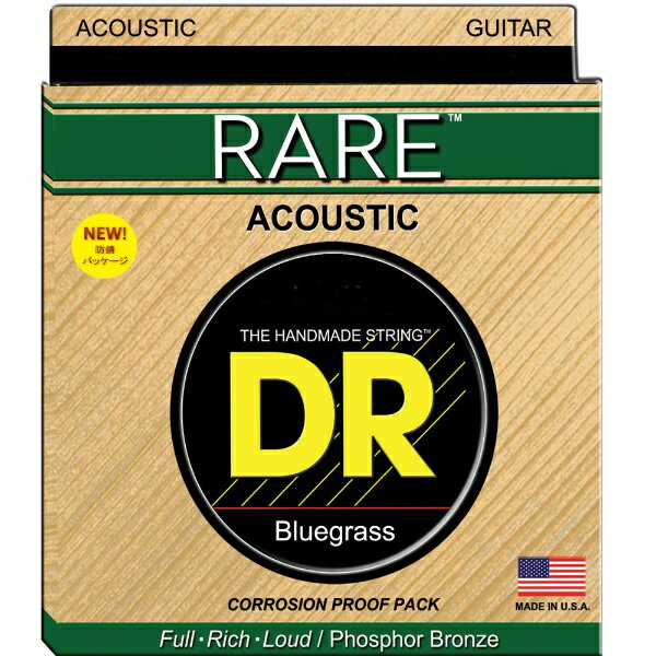 DR｜ディーアール アコースティックギター用アンコーティング弦 3PACKセット RARE SERIES for ACOUSTIC GUITAR RPM-1…