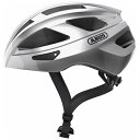 アバス|ABUS 自転車用ヘルメット MACATOR マーケター(Mサイズ:52〜58cm/GLEAM SILVER) 852710250501【返品不可】