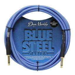 DeanMarkley｜ディーン・マークレイ 楽器用ケーブル Blue Steel Instrument Cables MBSIN10S14SS