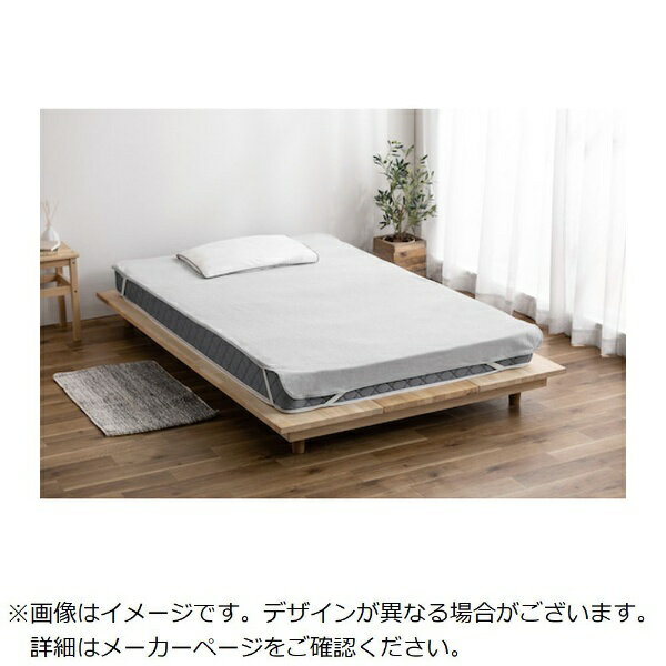 IRIS OHYAMA｜アイリスオーヤマ IRIS　103490　透湿防水シーツ　シングル　ライトグレー FLSTCSTSRH