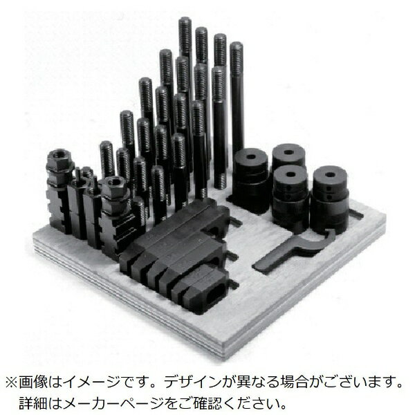 スーパーツール｜SUPER TOOL スーパーツール　クランプ（工作機械用）　プレーンクランピングキット（M16）　T溝幅18mm P1816CK