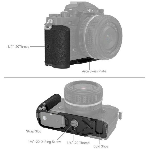SmallRig｜スモールリグ Nikon Z fcミラーレスカメラ用L型グリップ（ブラック）426...