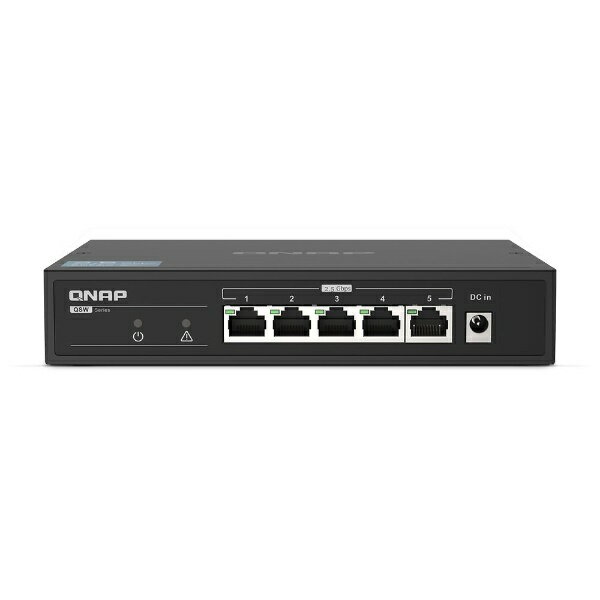 QNAP｜キューナップ スイッチングハブ [5ポート /2.5Giga対応 /ACアダプタ] QSW-1105-5T